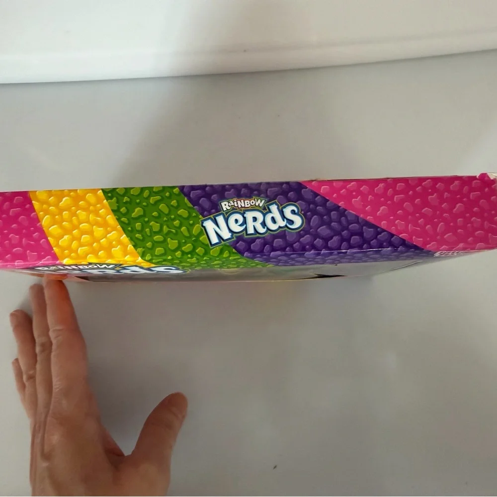 Rainbow Nerds Scented Nail Polish Set - Purple, Yellow, Green, Orange, Red NIB